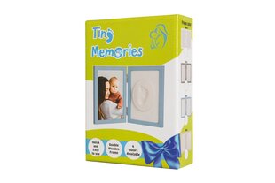 Двойная фоторамка с местом для отпечатка Tiny Memories, розовая цена и информация | Отпечатки для младенцев | kaup24.ee