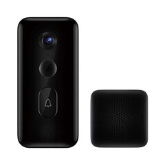 Дверной замок с камерой наблюдения Xiaomi Smart Doorbell 3 Wi-Fi цена и информация | Дверные звонки, глазки | kaup24.ee