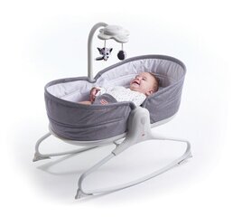 Лежак Tiny Love Rocker Napper 3in1, Grey цена и информация | Шезлонги и качели | kaup24.ee