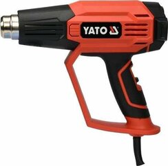 Тепловая пушка YATO 1600W 50-650C 2 СКОРОСТИ LCD + ПАМЯТЬ цена и информация | Строительные фены | kaup24.ee