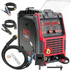 Poolautomaatne keevitusmasin MIG MAG MMA Tig Lift 250A Synergy Red Technic цена и информация | Сварочные аппараты, паяльники | kaup24.ee