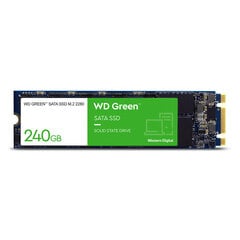 Внутренний твердотельный накопитель Western Digital Green WDS240G3G0B 2,5 дюйма, 240 ГБ, Serial ATA III цена и информация | Внутренние жёсткие диски (HDD, SSD, Hybrid) | kaup24.ee