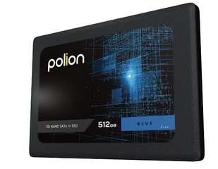 SSD kõvaketas POLION 512GB 2,5" SATA III hind ja info | Sisemised kõvakettad (HDD, SSD, Hybrid) | kaup24.ee