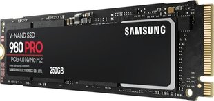 SSD 250GB 980 PRO M.2 PCIe 4.0 цена и информация | Внутренние жёсткие диски (HDD, SSD, Hybrid) | kaup24.ee