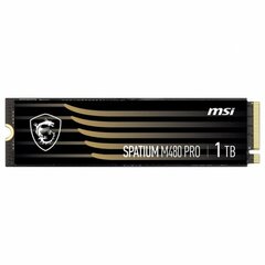 SSD MSI SPATIUM M480 PRO 1TB S78-440L1G0-P83 цена и информация | Внутренние жёсткие диски (HDD, SSD, Hybrid) | kaup24.ee