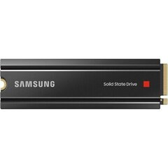 Жесткий диск Samsung 980 PRO Heatsink M.2 NVMe SSD (MZ-V8P1T0CW), 1 TB, PCIe 4.0 цена и информация | Внутренние жёсткие диски (HDD, SSD, Hybrid) | kaup24.ee