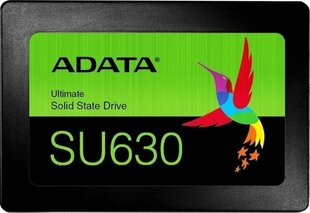 Adata Ultimate SU630 1.92ТБ 2.5" цена и информация | Внутренние жёсткие диски (HDD, SSD, Hybrid) | kaup24.ee