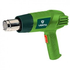 Verto 51G515 heat gun Hot air gun 1500 W цена и информация | Строительные фены | kaup24.ee