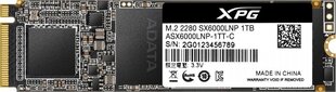 ADATA 1TB M.2 PCIe NVMe XPG SX6000 Lite цена и информация | Внутренние жёсткие диски (HDD, SSD, Hybrid) | kaup24.ee