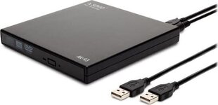 Savio Slim USB внешний дисковод CD /DVD-R / RW цена и информация | Оптические устройства | kaup24.ee