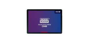 GoodRam SSDPR-CX400-512-G2 цена и информация | Внутренние жёсткие диски (HDD, SSD, Hybrid) | kaup24.ee