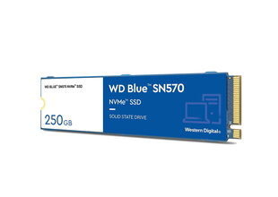 SSD|WESTERN DIGITAL|Blue SN570|250GB|M.2|PCIE|NVMe|TLC|Write speed 1200 MBytes/sec|Read speed 3200 MBytes/sec|WDS250G3B0C hind ja info | Sisemised kõvakettad (HDD, SSD, Hybrid) | kaup24.ee