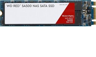 SSD WD RED 500GB M.2 SATA WDS500G1R0B цена и информация | Внутренние жёсткие диски (HDD, SSD, Hybrid) | kaup24.ee