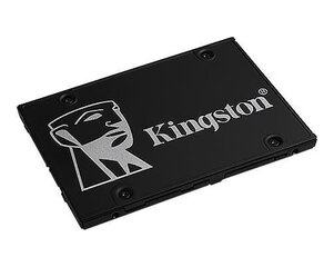 SSD|KINGSTON|KC600|512GB|SATA 3.0|TLC|Kirjutuskiirus 520 MBait/s|Lugemiskiirus 550 MBait/s|2,5"|TBW 300 TB|MTBF 1000000 tundi|SKC600/512G hind ja info | Sisemised kõvakettad (HDD, SSD, Hybrid) | kaup24.ee