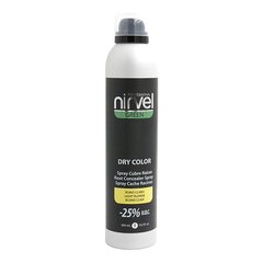 Спрей для закрашивания седых волос Green Dry Color Nirvel, чистый, светлый, 300 мл цена и информация | Краска для волос | kaup24.ee