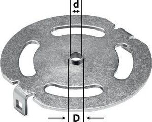 Копировальное кольцо Festool KR-D 8,5/OF 1400 492179 цена и информация | Фрезы | kaup24.ee