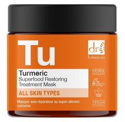 Восстановительная маска для лица Dr. Botanicals Turmeric Superfood Restoring 60 мл цена и информация | Маски для лица, патчи для глаз | kaup24.ee