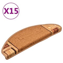 isekleepuv trepivaip 15 tk, beež, 65 x 21 x 4 cm hind ja info | Vaibad | kaup24.ee