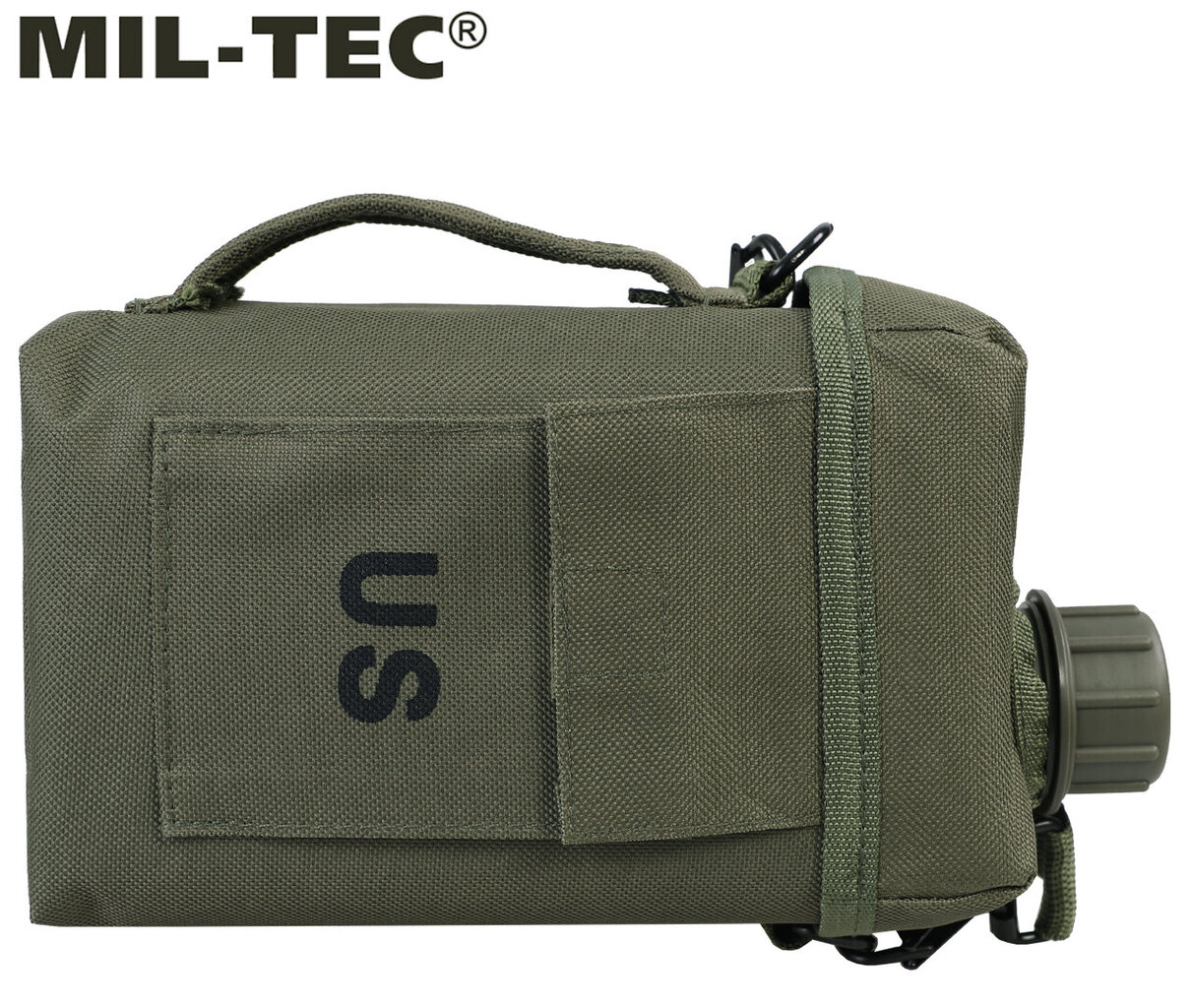 Turismipudel veepudel Mil-Tec US Patrol Canteen 2000 ml Olive цена и информация | Joogipudelid | kaup24.ee