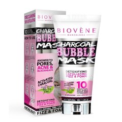 Угольная маска для лица Biovène Charcoal Bubble Mask 100 мл цена и информация | Маски для лица, патчи для глаз | kaup24.ee