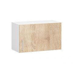 Подвесной кухонный шкафчик над вытяжкой NORE Lima W60, белый/дубовый цена и информация | Кухонные шкафчики | kaup24.ee