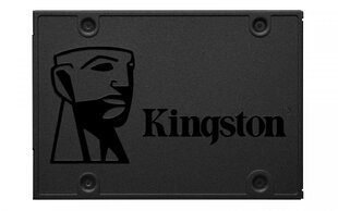 SSD|KINGSTON|A400|960GB|SATA 3.0|TLC|Write speed 450 MBytes/sec|Read speed 500 MBytes/sec|2,5"|TBW 300 TB|MTBF 1000000 hours|SA400S37/960G hind ja info | Sisemised kõvakettad (HDD, SSD, Hybrid) | kaup24.ee