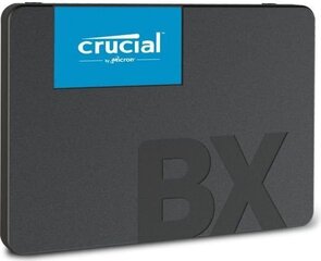 SSD|CRUCIAL|BX500|480GB|SATA 3.0|Скорость записи 500 МБайт/с|Скорость чтения 540 МБайт/с|2,5"|TBW 120 TB|MTBF 1500000 часов|CT480BX500SSD1 цена и информация | Внутренние жёсткие диски (HDD, SSD, Hybrid) | kaup24.ee