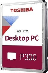 HDD TOSHIBA P300 4TB 3,5" HDWD240UZSVA SATA BULK hind ja info | Sisemised kõvakettad (HDD, SSD, Hybrid) | kaup24.ee