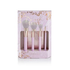 Kosmeetikapintslite kinkekomplekt Brush Love Eco Packaging цена и информация | Кисти для макияжа, спонжи | kaup24.ee