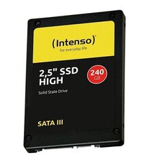 INTENSO (3813440) 2,5" SSD SATA III High 240GB цена и информация | Внутренние жёсткие диски (HDD, SSD, Hybrid) | kaup24.ee
