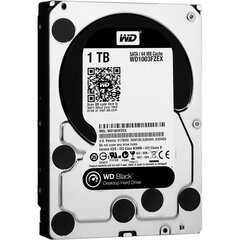 Western Digital WD1003FZEX Black HDD 1TB 3.5" 7200RPM SATA3 64MB hind ja info | Sisemised kõvakettad (HDD, SSD, Hybrid) | kaup24.ee