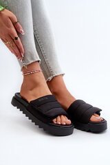 Women's Platform Slides Big Star NN274772 Black 31849-21 цена и информация | Шлепанцы, тапочки для женщин | kaup24.ee