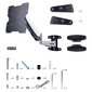 Televiisori Alus Startech FHA-TV-WALL-MOUNT 55" hind ja info | Teleri seinakinnitused ja hoidjad | kaup24.ee