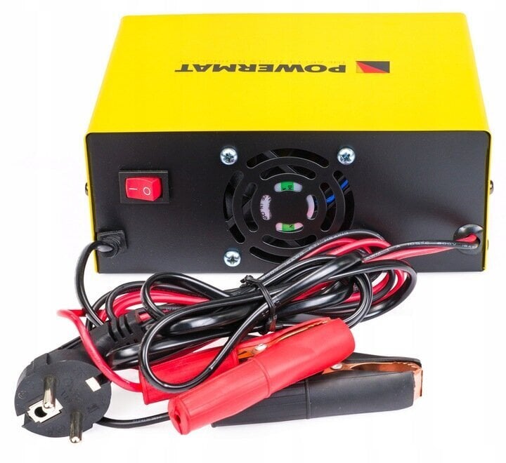 Mikroprotsessori akulaadija Powermat PM-PM-60B, 6V/8V/12V/14V/16V/24V, 10A, LCD hind ja info | Auto akulaadijad | kaup24.ee