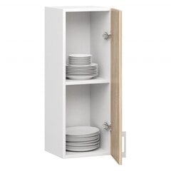 Подвесной кухонный шкафчик NORE Lima W30 D1, белый/дубовый цена и информация | Кухонные шкафчики | kaup24.ee