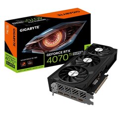 Gigabyte GeForce RTX 4070 Ti Super Windforce OC (GV-N407TSWF3OC-16GD) цена и информация | Видеокарты | kaup24.ee