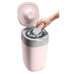 Mähkmekonteiner Tommee Tippee Sangenic Twist&amp;Click, roosa hind ja info | Mähkmed | kaup24.ee