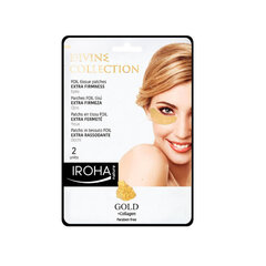 Укрепляющая маска для глаз с 24K золотом и коллагеном Iroha Divine Collection Foil Tissue 2 шт. цена и информация | Маски для лица, патчи для глаз | kaup24.ee