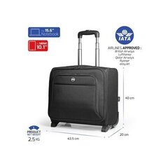 PORT DESIGNS Laptop Trolley HANOI II Tro цена и информация | Рюкзаки, сумки, чехлы для компьютеров | kaup24.ee