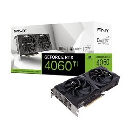 PNY GeForce RTX 4060 Ti Verto Dual Fan (VCG4060T8DFXPB1) цена и информация | Видеокарты | kaup24.ee