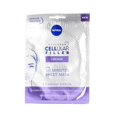 Маска для лица Hyaluron Cellular Filler Nivea цена и информация | Маски для лица, патчи для глаз | kaup24.ee