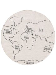 Benuta Laste vaip World Map, 115 cm цена и информация | Ковры | kaup24.ee