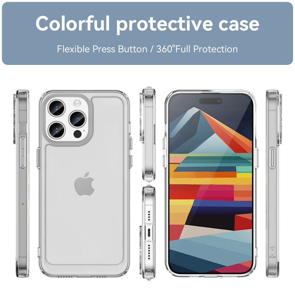 Newskin Clear Case iPhone 14 Pro Selge цена и информация | Telefoni kaaned, ümbrised | kaup24.ee