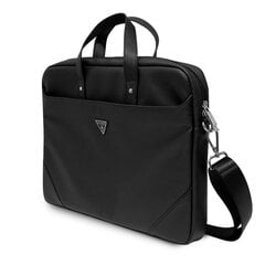 Guess SaffianoTriangle Logo Computer Bag 15/16" Black цена и информация | Рюкзаки, сумки, чехлы для компьютеров | kaup24.ee