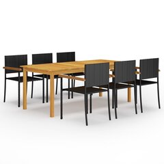 Набор столовой мебели для сада, 7 частей цена и информация | Комплекты уличной мебели | kaup24.ee