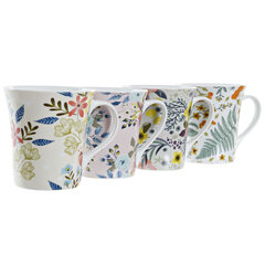 Кружка Mug DKD Home Decor, 360 мл, 4 шт. цена и информация | Стаканы, фужеры, кувшины | kaup24.ee