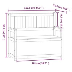 pink, valge, 112,5 x 51,5 x 96,5 cm, männipuit hind ja info | Jalatsikapid, jalatsiriiulid | kaup24.ee