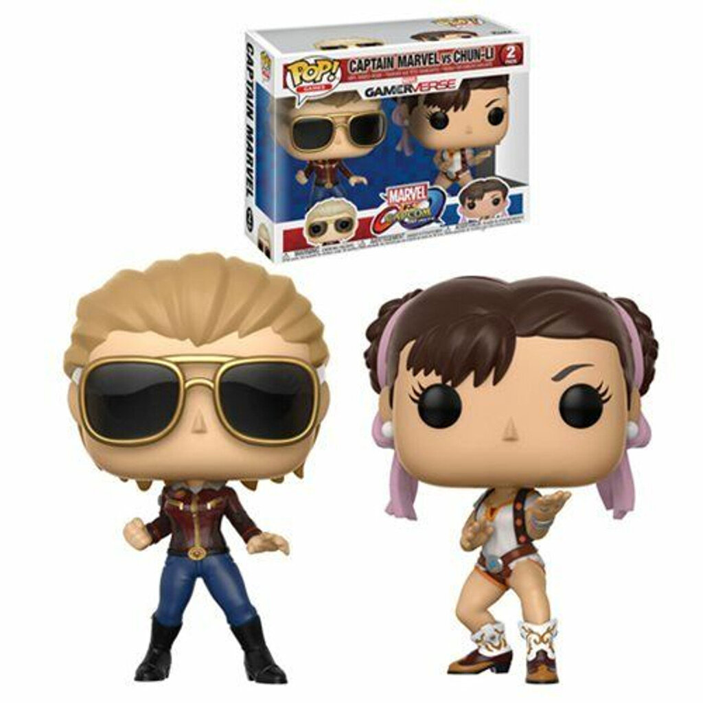 Funko Pop! Marvel Captain Marvel vs Chun-Li 2pak цена и информация | Fännitooted mänguritele | kaup24.ee