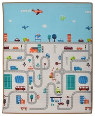 Tegelustekk Humbi Streets Animals 180x150x2cm цена и информация | Развивающие коврики | kaup24.ee