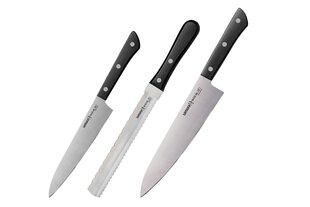 Nugade komplekt Samura Harakiri Black Handle, 3- osaline hind ja info | Noad ja tarvikud | kaup24.ee